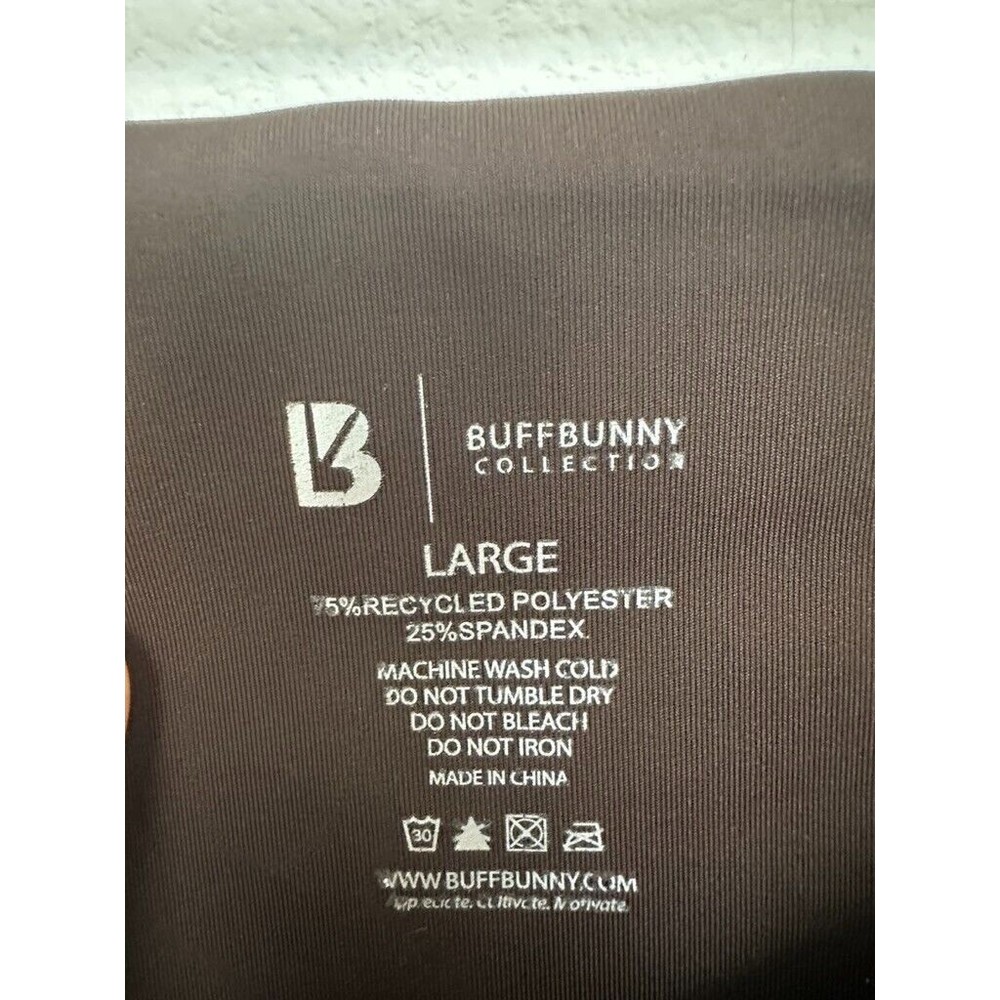 Buff Bunny Full Length Brown Workout Leggings Scu… - image 8